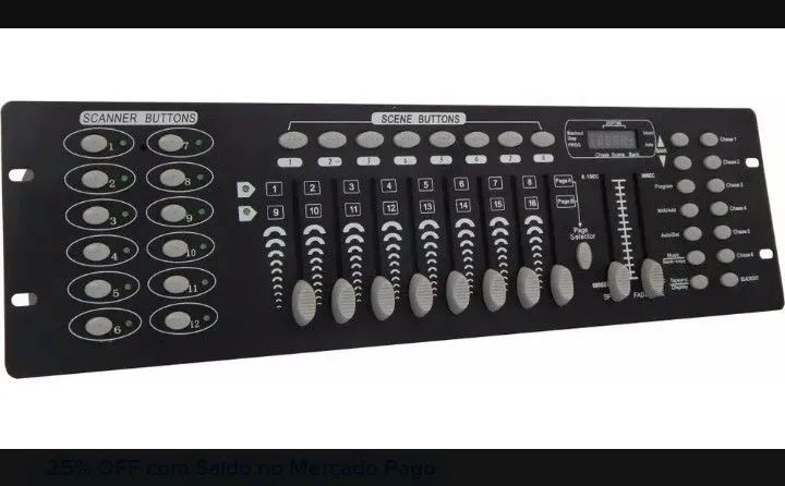 Mesa DMX iluminação 