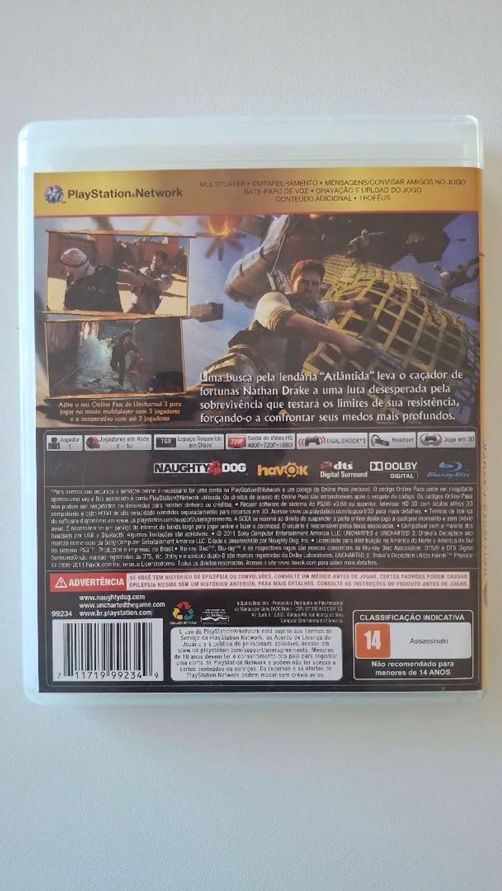 Uncharted 3 PS3 - Foto 3