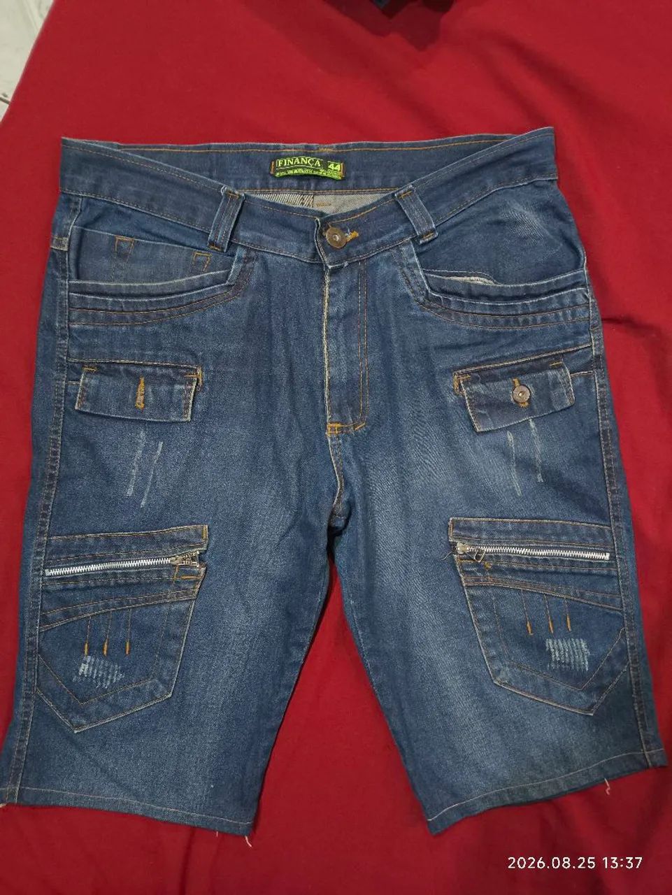 Bermuda jeans finança original tamanho 44 nova