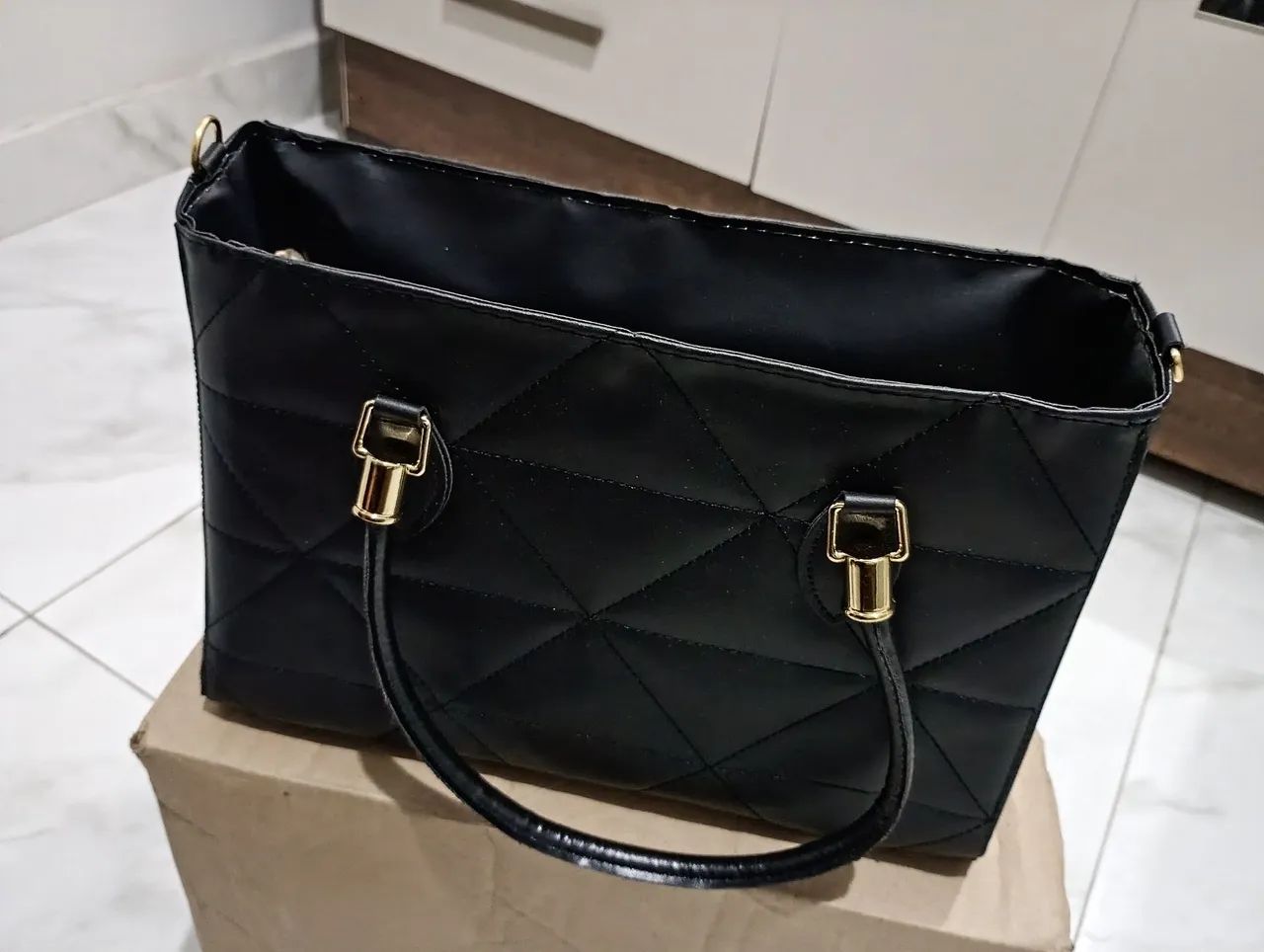 Bolsa feminina preta  - Foto 2