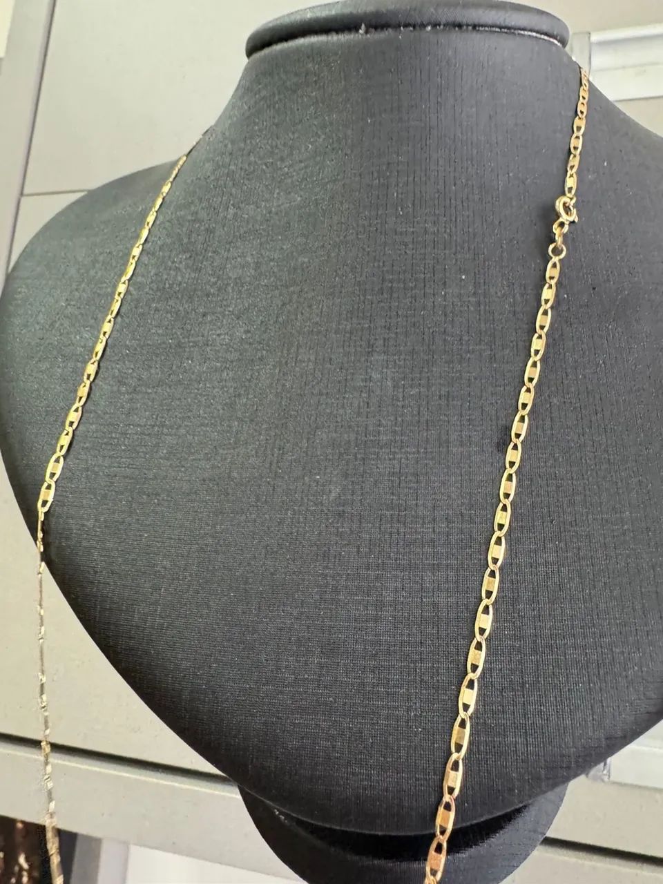 Corrente Piastrine de ouro 18k procedência garantia eterna - Foto 3