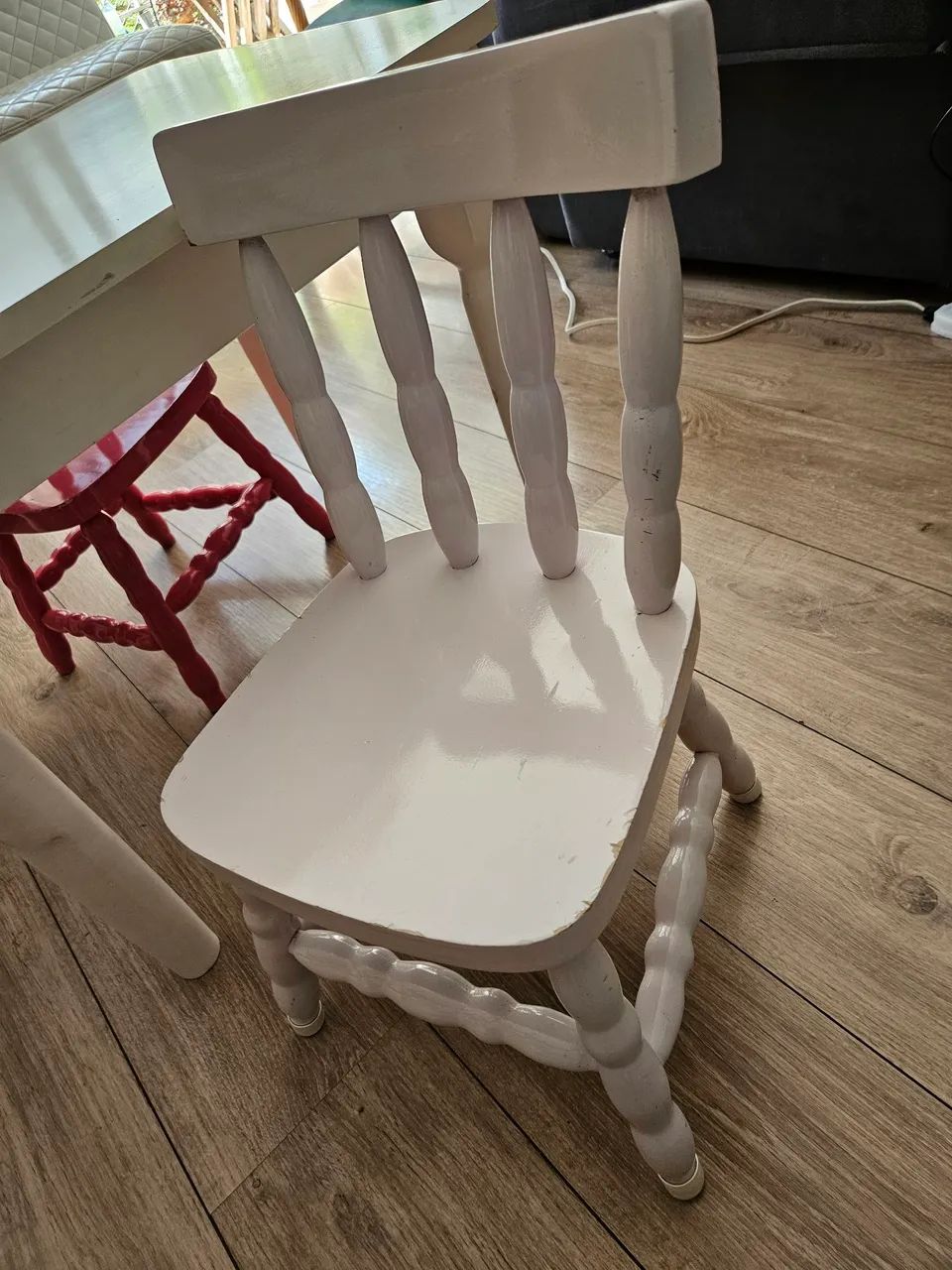 Mesa infantil estilo country com 2 cadeirinhas - Foto 3