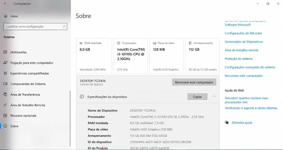 NOTEBOOK VAIO I3 10 geração SSD 120 GB 8 GB RAM  - Foto 2