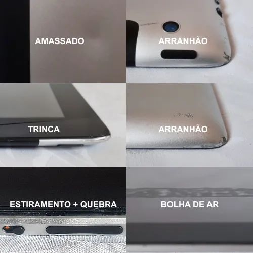 Kit 2 IPads A1337 32GB E A1430 32GB + Case Apple (Retirada De Peças) (Pequenos Defeitos) - Foto 5