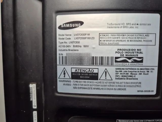  Tv Samsung 37 polegadas  com defeito na tela - Foto 3