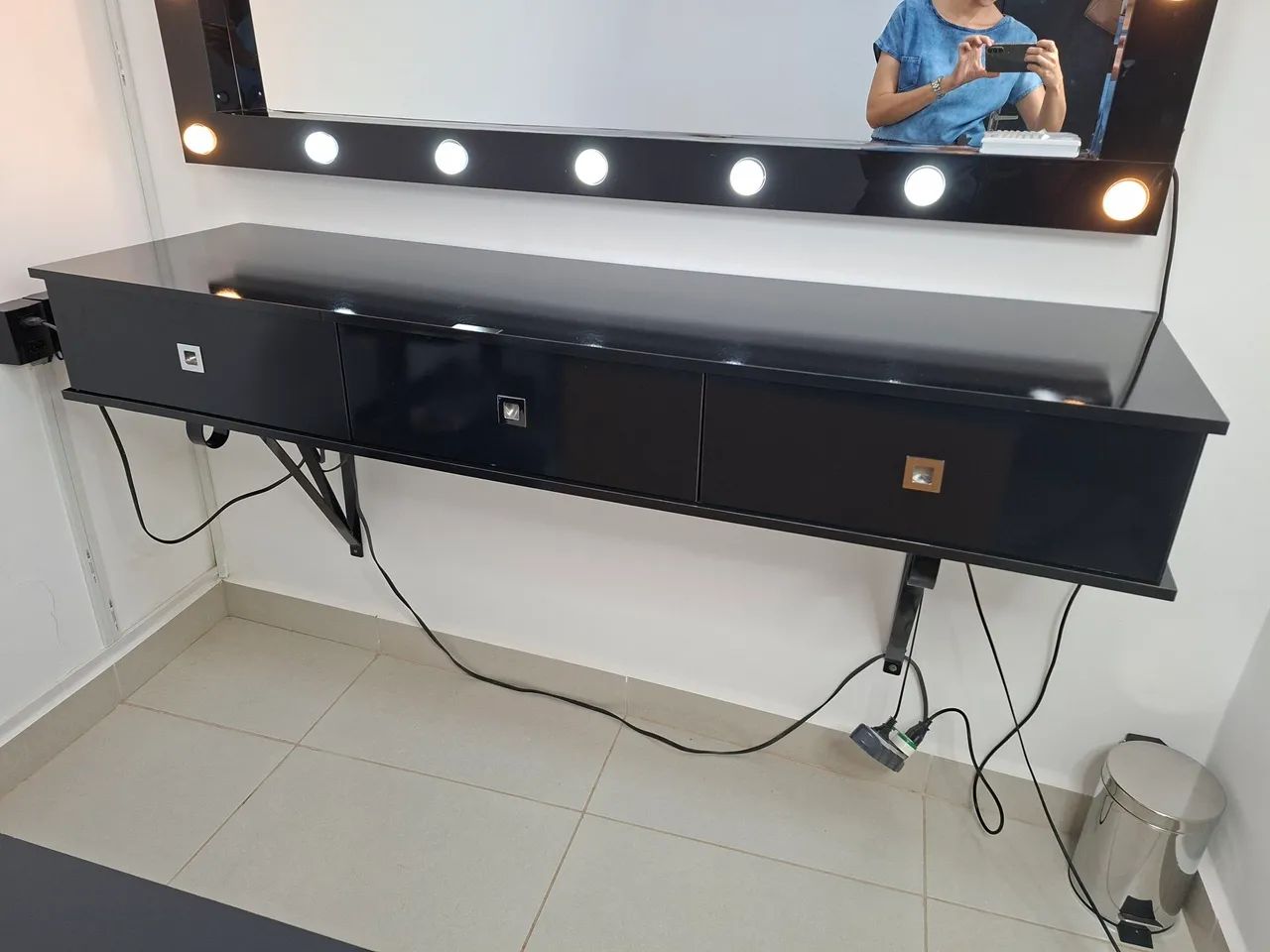 Mesa e espelho Camarim - Foto 2