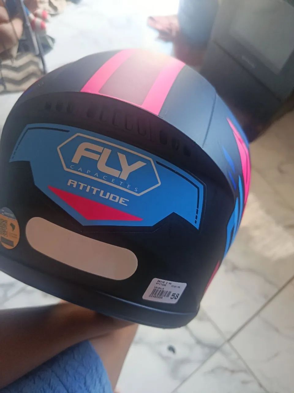 Capacete FLY Semi novo - Foto 5