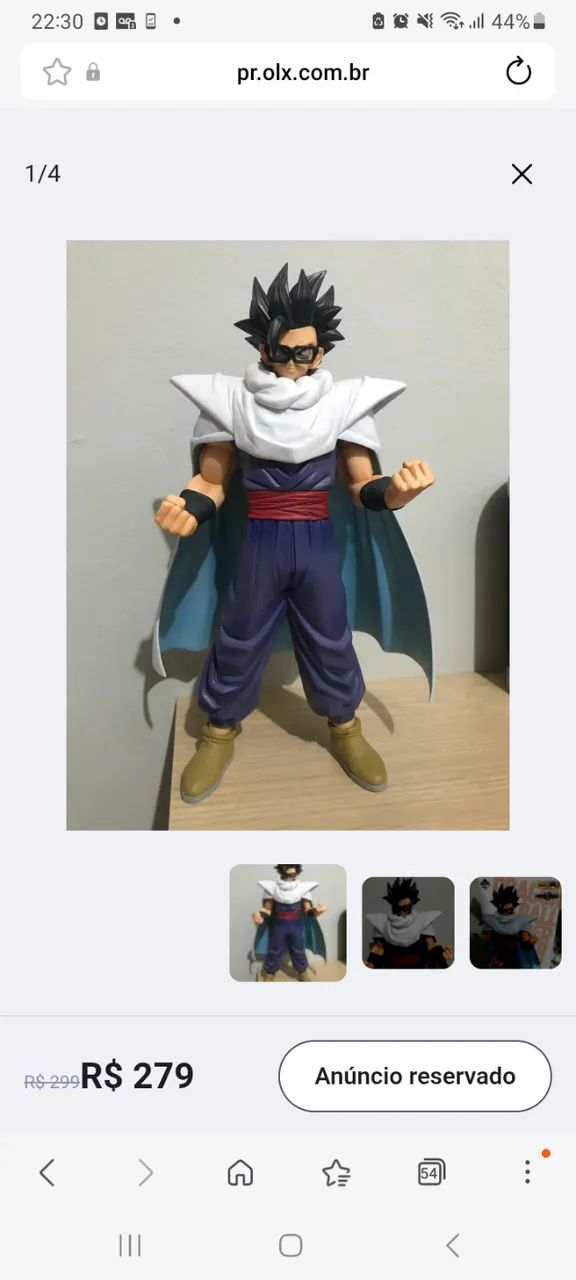 Gohan super hero e majin vegeta banpresto
