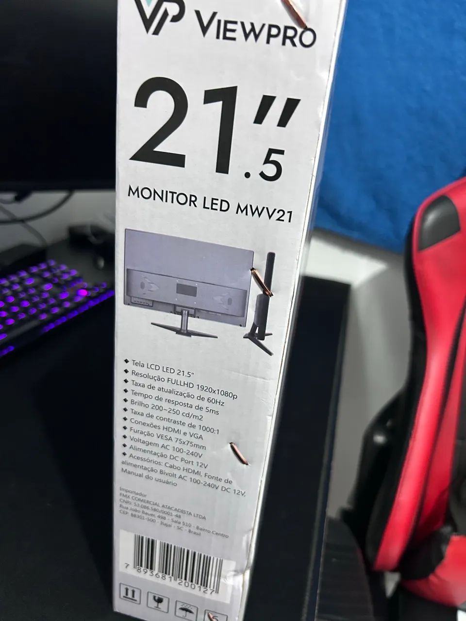 Monitor 21,5 Full Hd lacrado - Foto 3