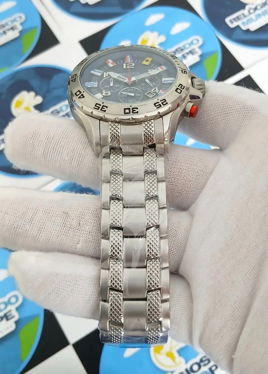 Nagi RELÓGIO NAUTICA N20503G CHNOGRAPH AZUL - Acessórios - Torrões