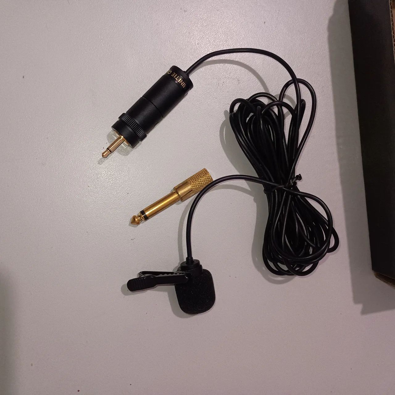 Kit Microfone de Lapela + Microofone de Cabeça (Headset) com Acessórios - Pouco Uso - Foto 3