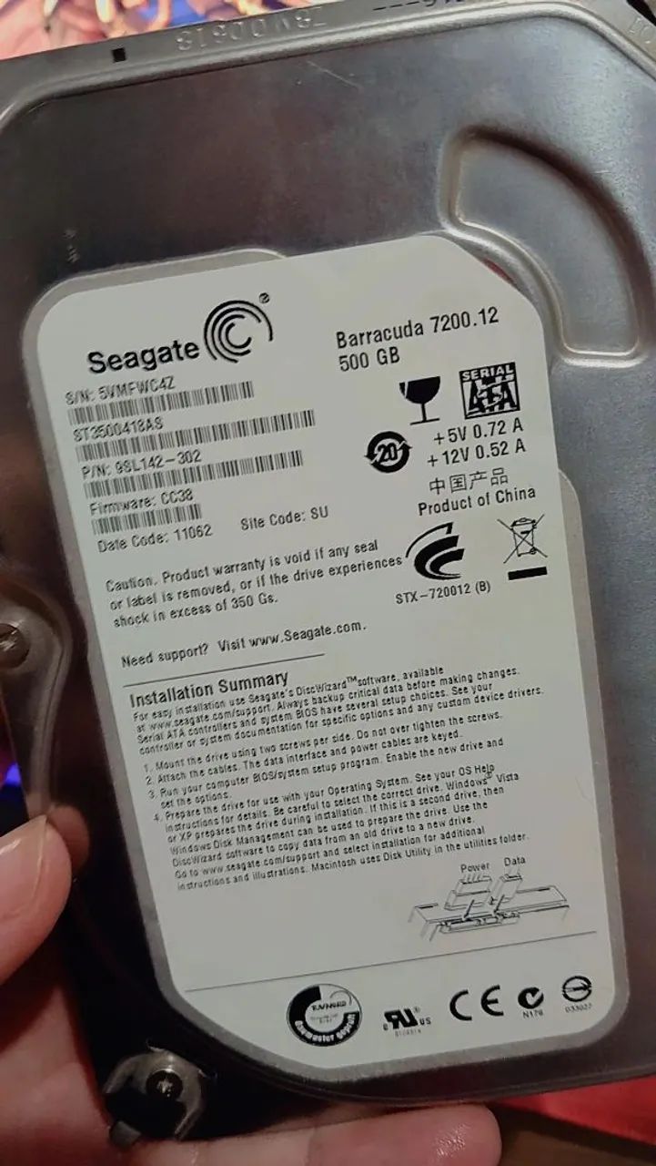 HD INTERNO DE 500GB 