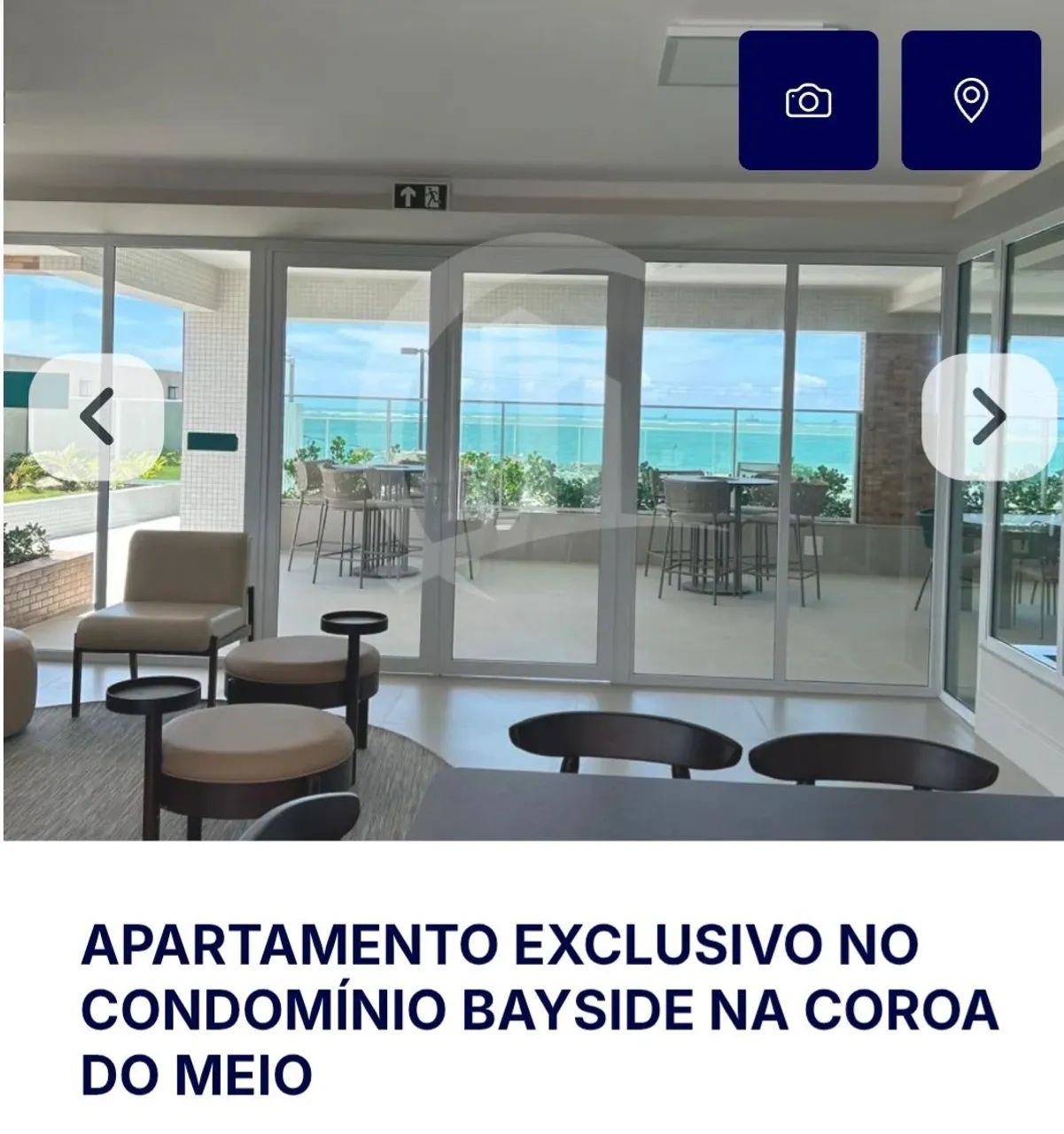 ALUGUE APTO MOBILIADO ALTO PADRÃO VISTA MAR - Foto 2