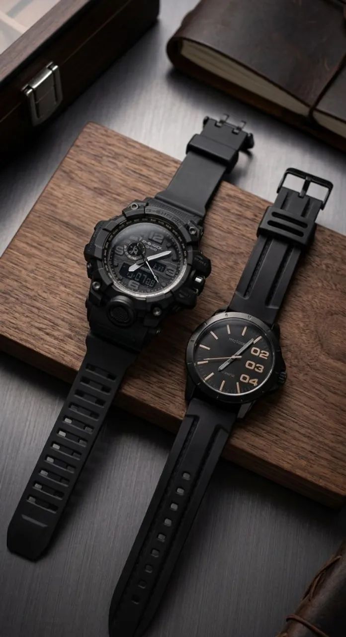 Relógio Mondaine e G-shock