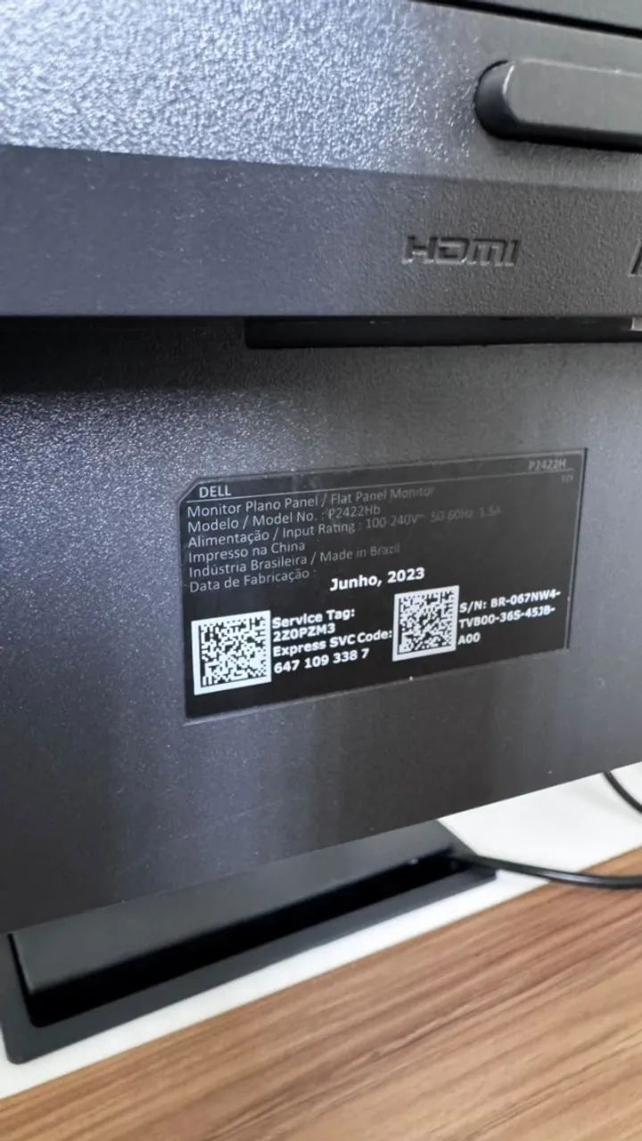 Monitor 24 polegadas Dell P2422h Ajuste Altura  - Foto 3