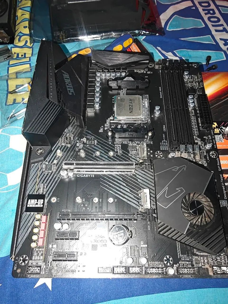 Placa mãe x570 aorus elite - Foto 5