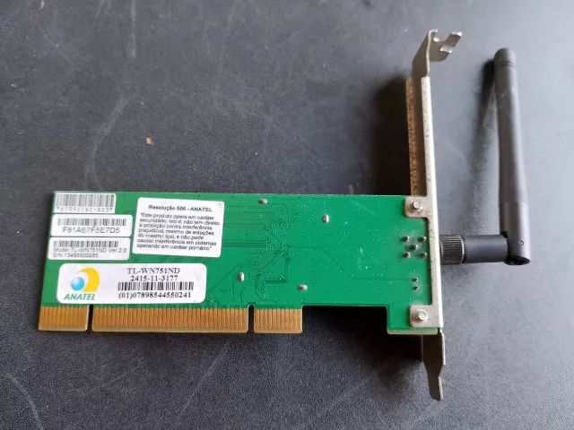 Placa de rede TP-Link TL-Wn751Nd Wlan Pci 150MB/s - Semi Nova - Foto 4