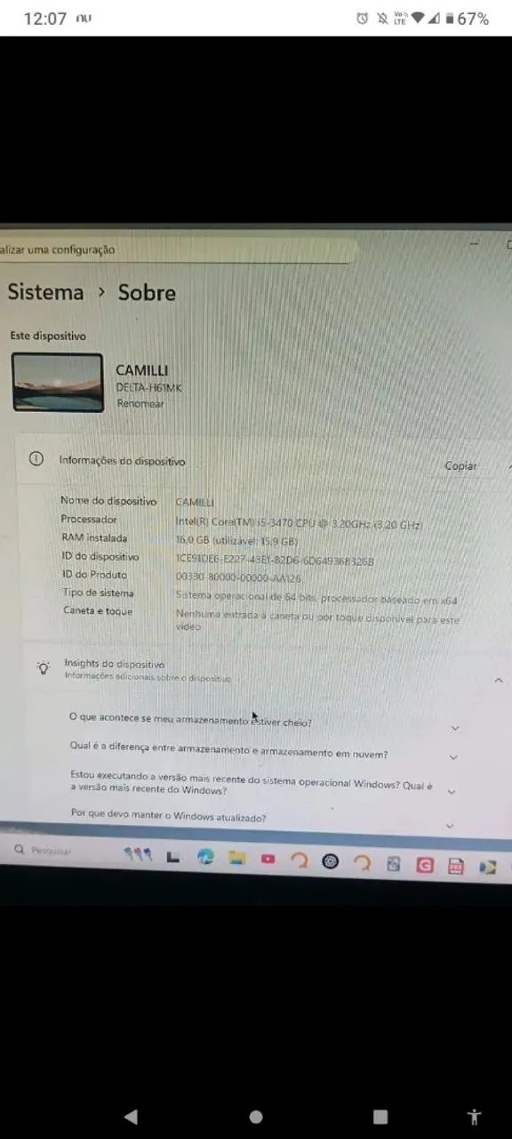 Computador de mesa - Foto 4