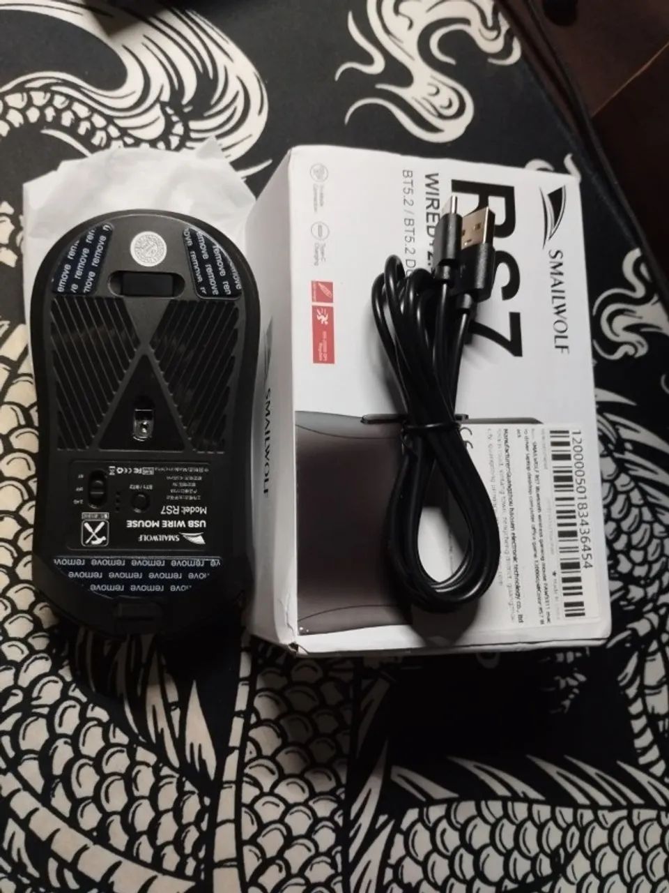 Mouse Gamer Sem Fio Smailwolf RS7 - Foto 3