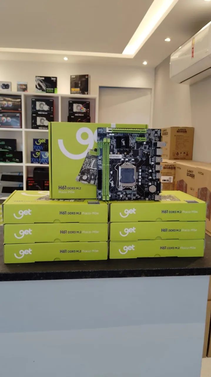 Placa Mãe 1155 H61 - NOVA