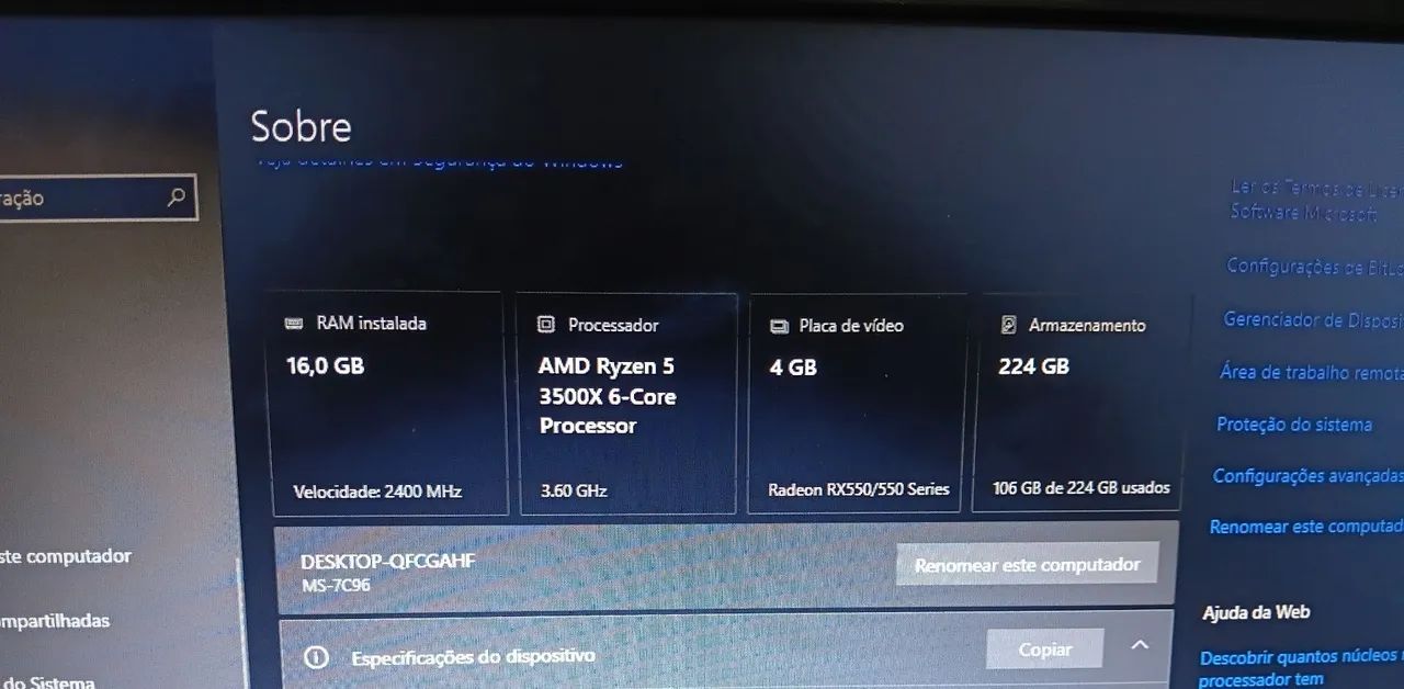 PC GAMER  VENDO OU TROCO - Foto 2