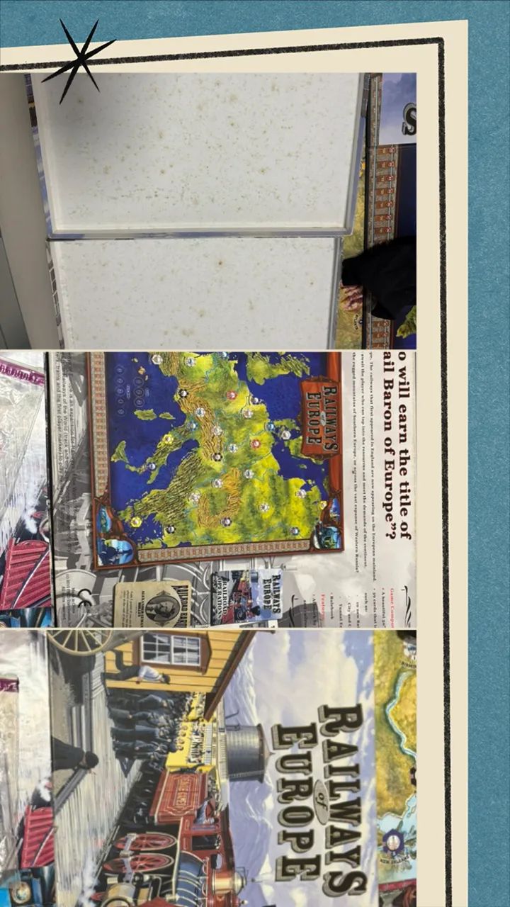 Railroad Tycoon: The Boardgame jogo de tabuleiro moderno com expansão Europe - Foto 5