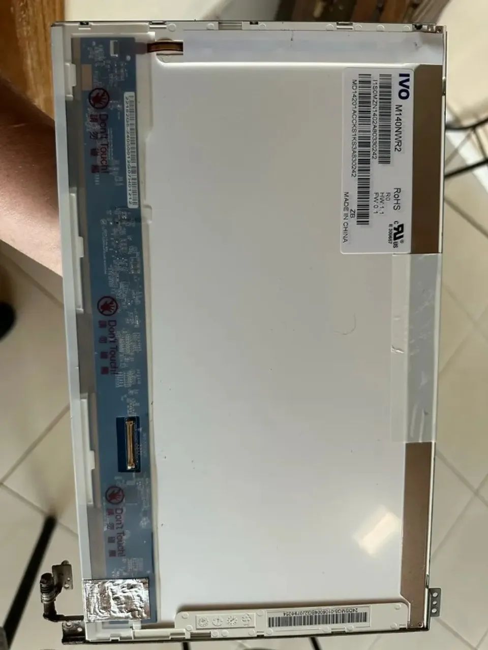 Tela LED 14.0" polegadas 40 pinos M140nwr2  para notebook nova funcionando perfeitamente! - Foto 2