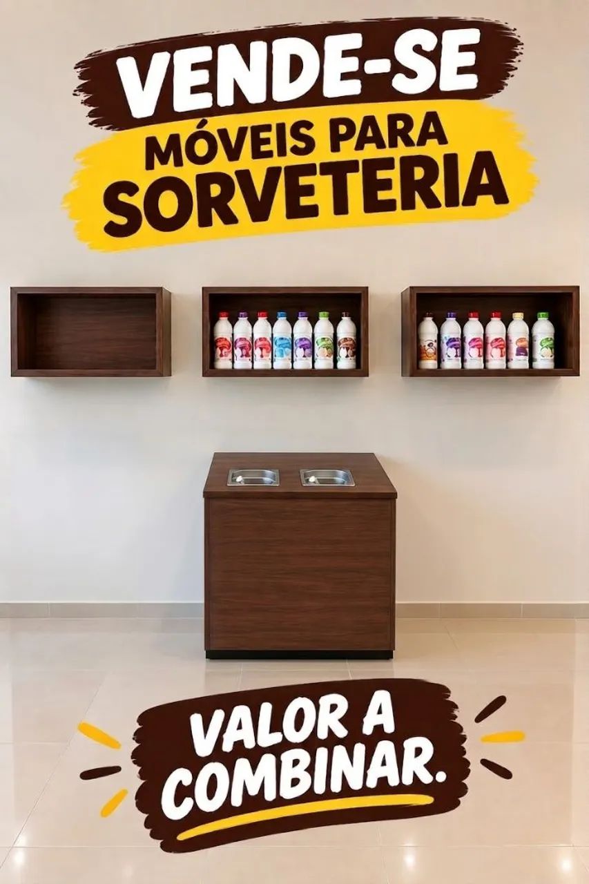 Moveis para Sorveteria 