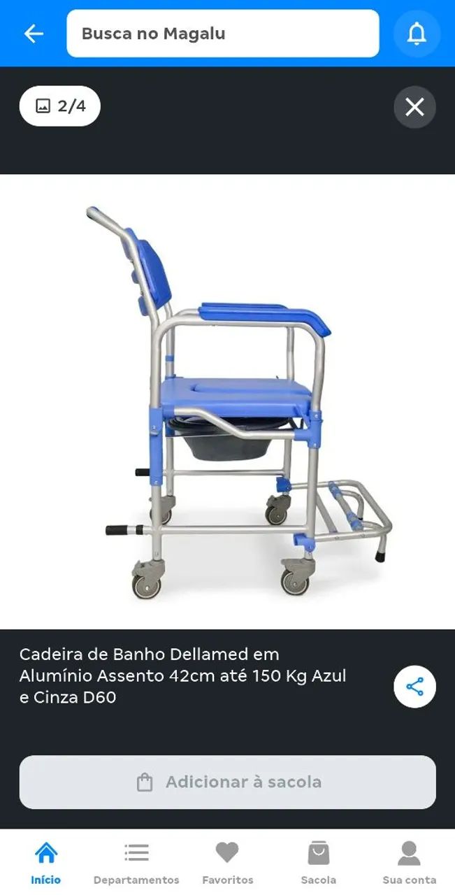 Cadeira de banho  - Foto 4
