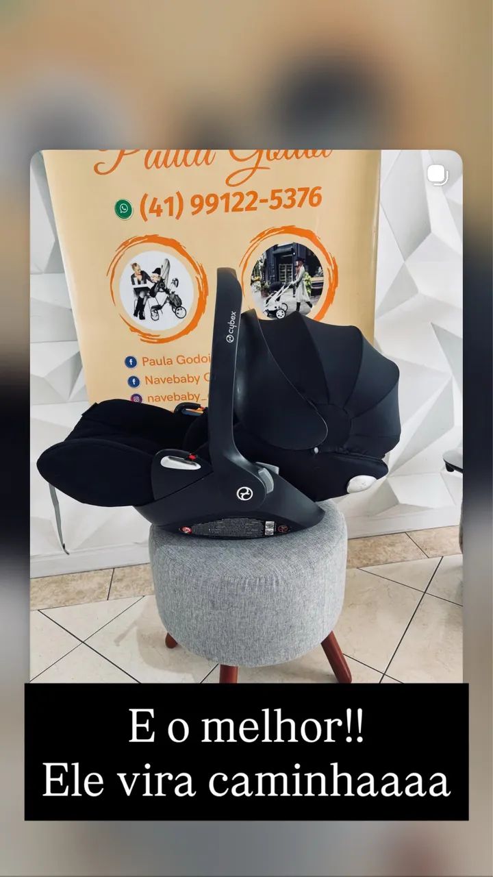 Bebê conforto Cybex com base isofix  - Foto 4