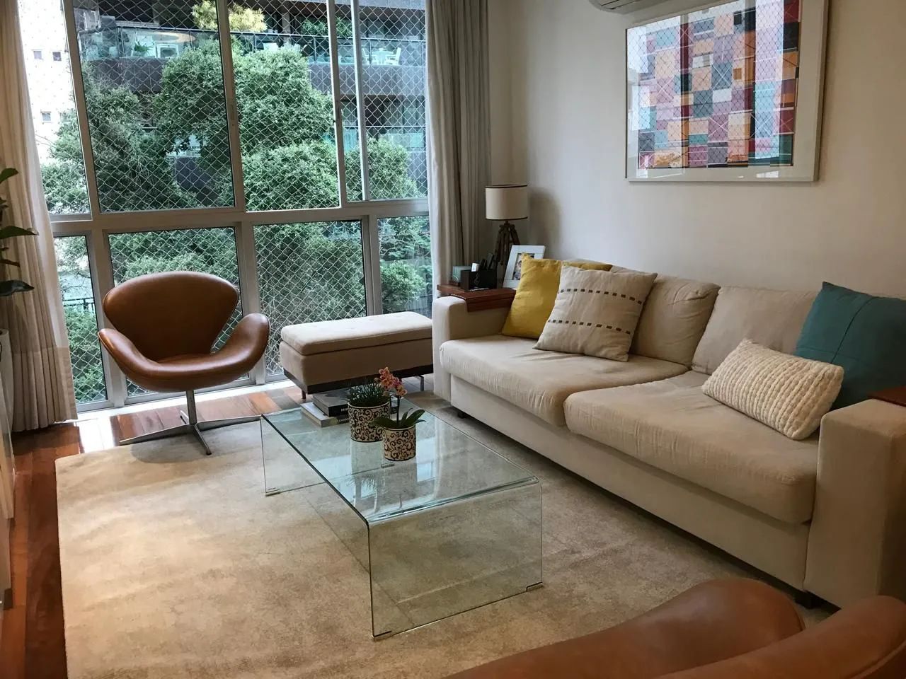 Sofá de linho misto ( cabem 5 pessoas) - Foto 3