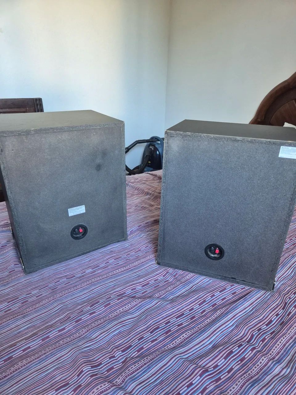 Par subwoofer passivo Sony muteki Ss-wp7500 6 ohms 10 polegadas  - Foto 2