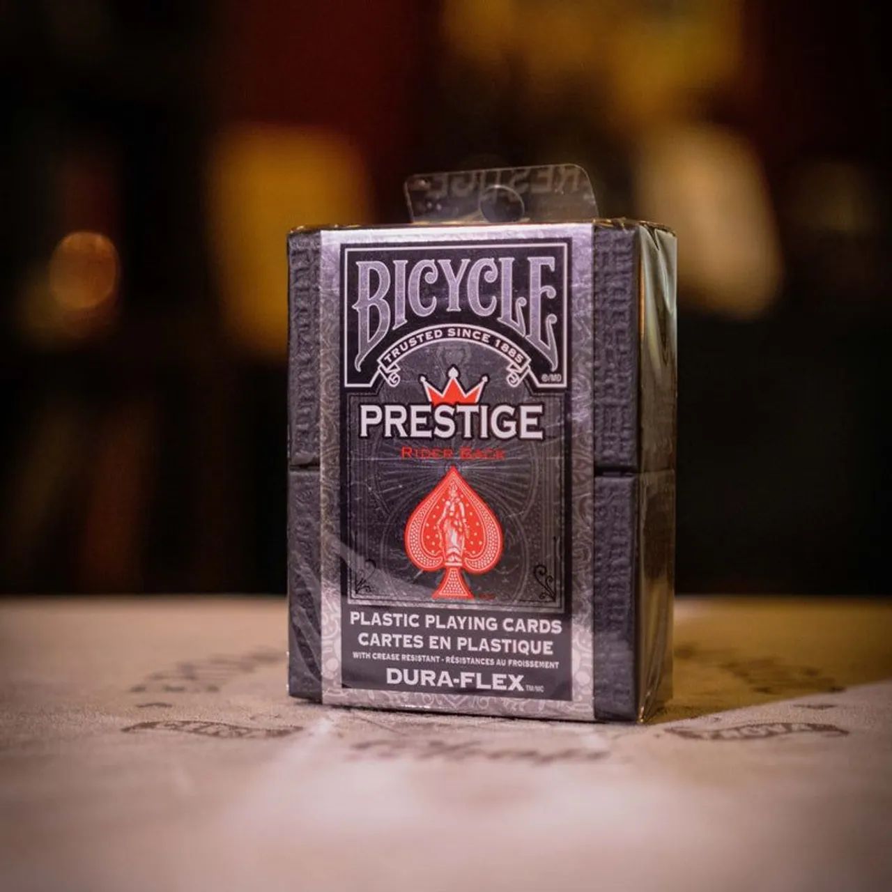 Baralho Bicycle Prestige Vermelho Plastico Premium - Foto 3
