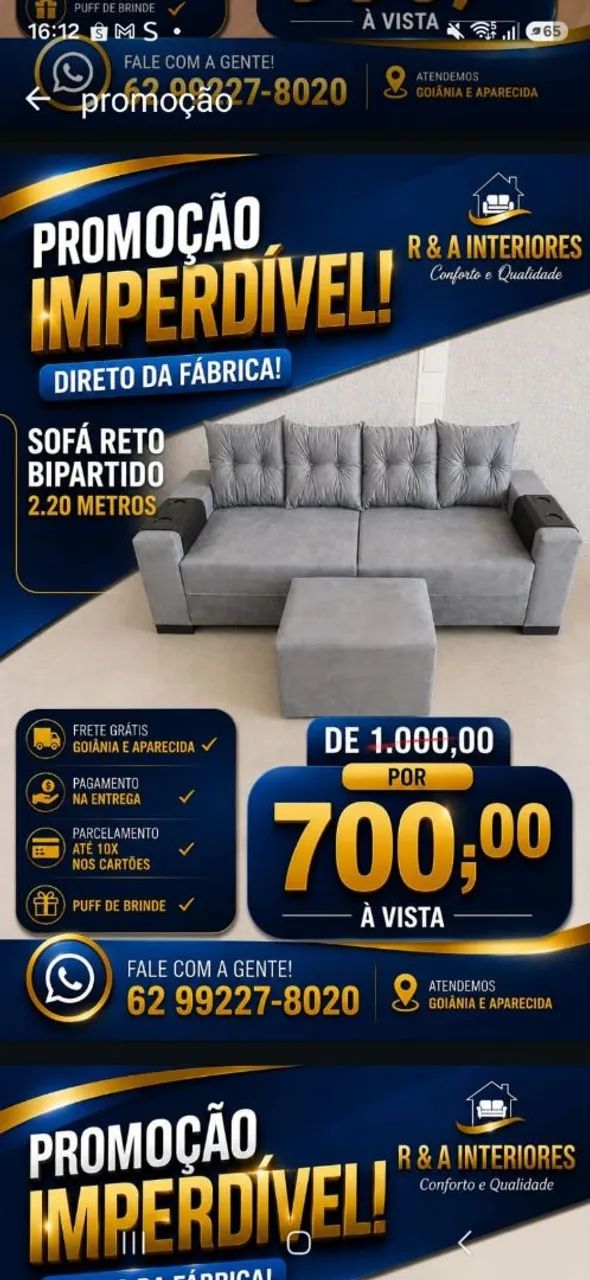 PROMOÇÕES DE SOFA  - Foto 5