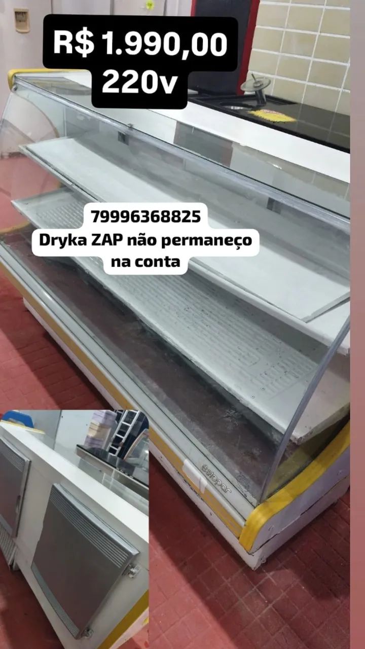 balcão expositor refrigerado