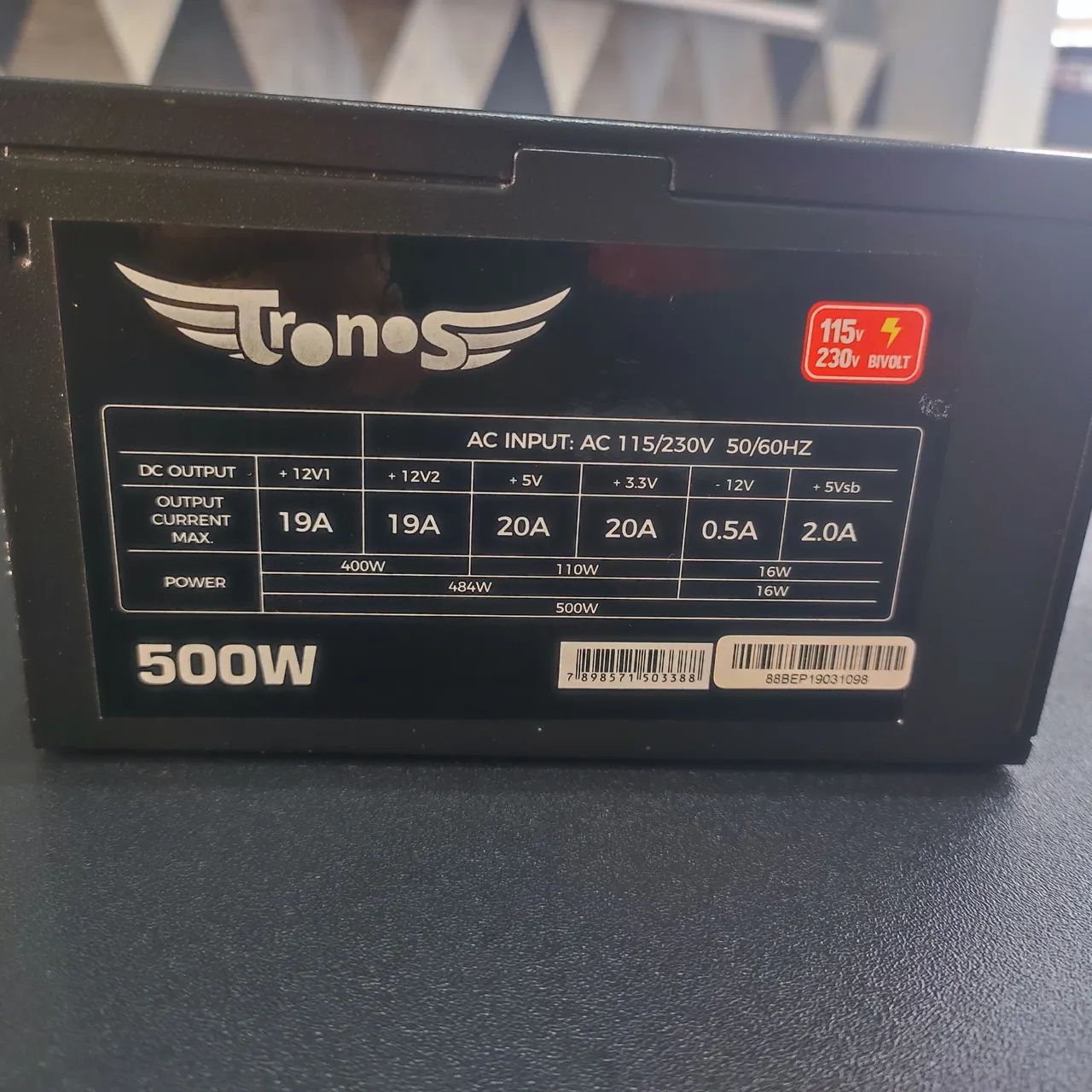 Fonte ATX 500w Tronos bivolt - Foto 2