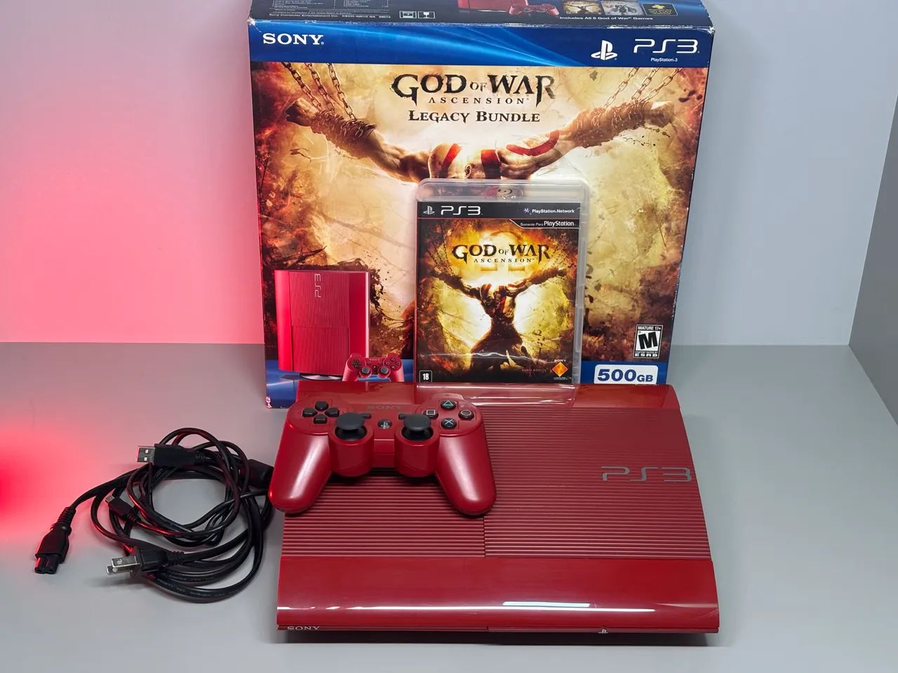 Ps3 scarlat red raridade