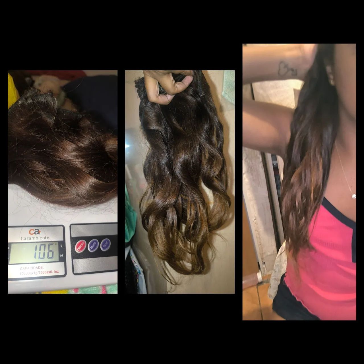 Cabelo humano Premium 