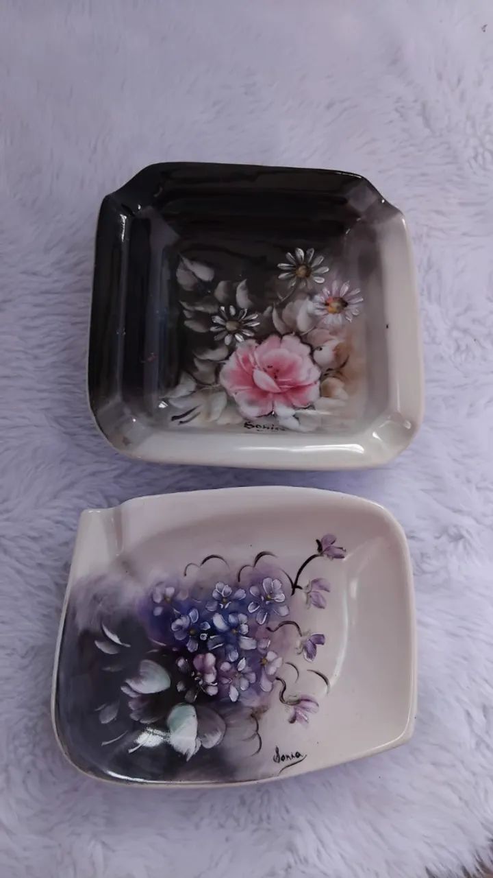 2 cinzeiros porcelana Schmidt  - Foto 5