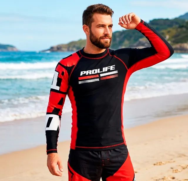 Camiseta Prolife Lycra Proteção Raios UV (NOVA) - Tam M/G
