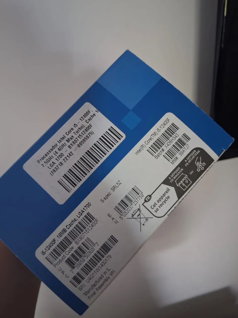 Processador intel core i5 12 Geração