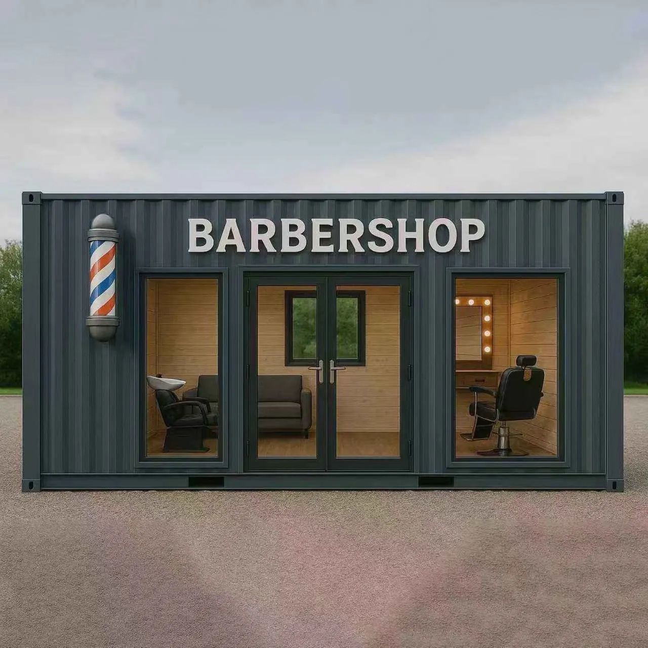CONTAINER BARB SHOP - SUA BARBEARIA COMEÇA AQUI - Foto 2