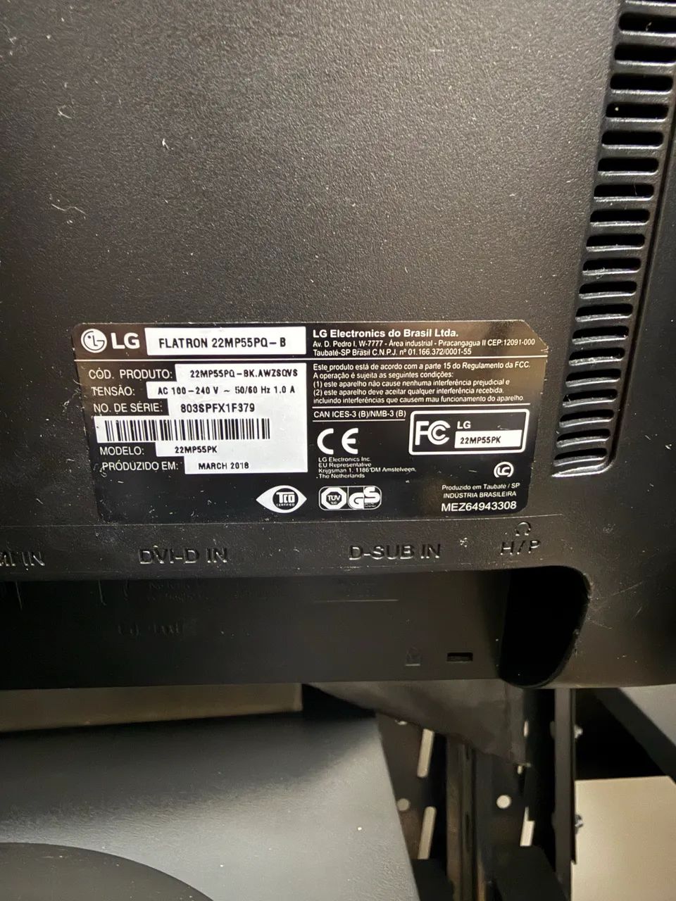 Monitor LG Flatron 22MP55PQ-B 21,5" Full HD IPS - Foto 3