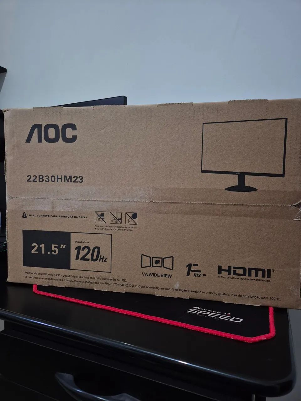 Monitor Gamer AOC 22" 120Hz - NOVO - Foto 3