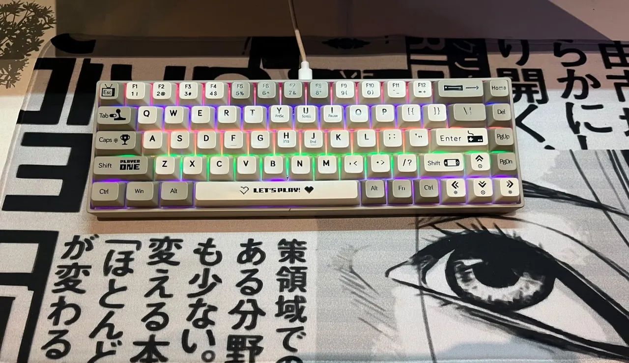 Teclado mecânico ak680 completo - Foto 3