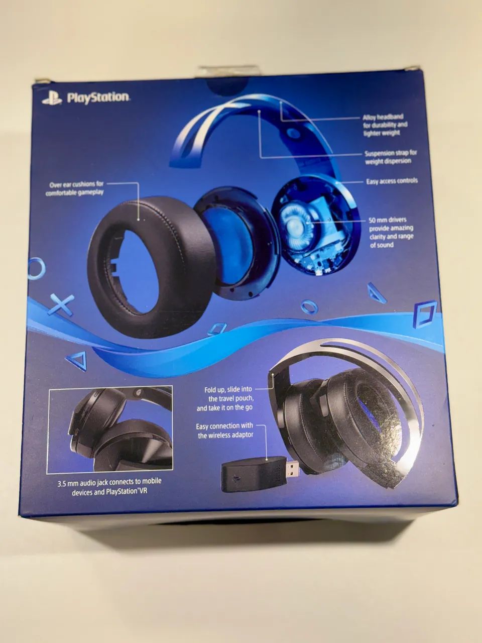 Headset Sony Platinum Wireless 7.1 - PS4, PS5 e PC - com Caixa - Foto 3