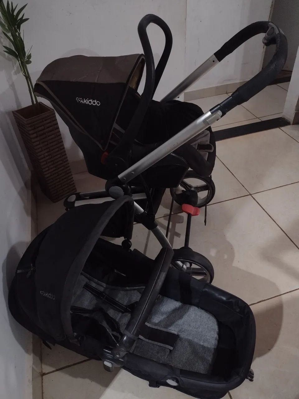 Carrinho moisés+ bebê conforto  - Foto 2