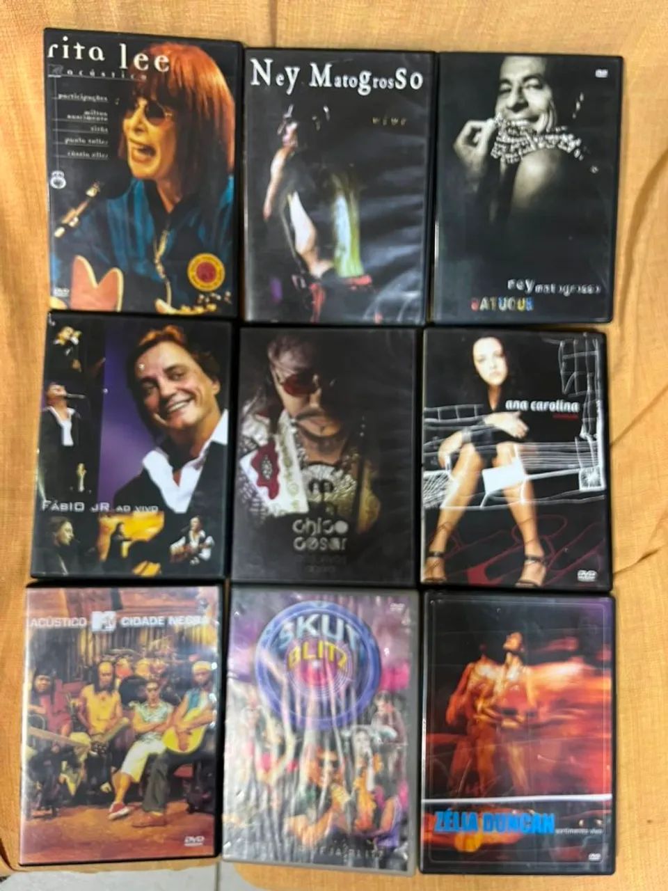 Lote de 9 Dvd musical