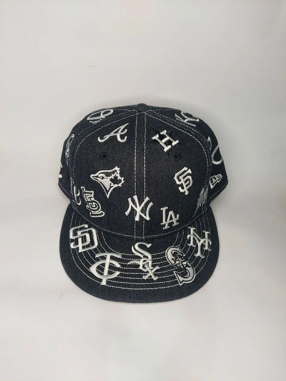 Boné 59fifty Branded preto - Aba reta - Baseball - Mlb - Foto 2