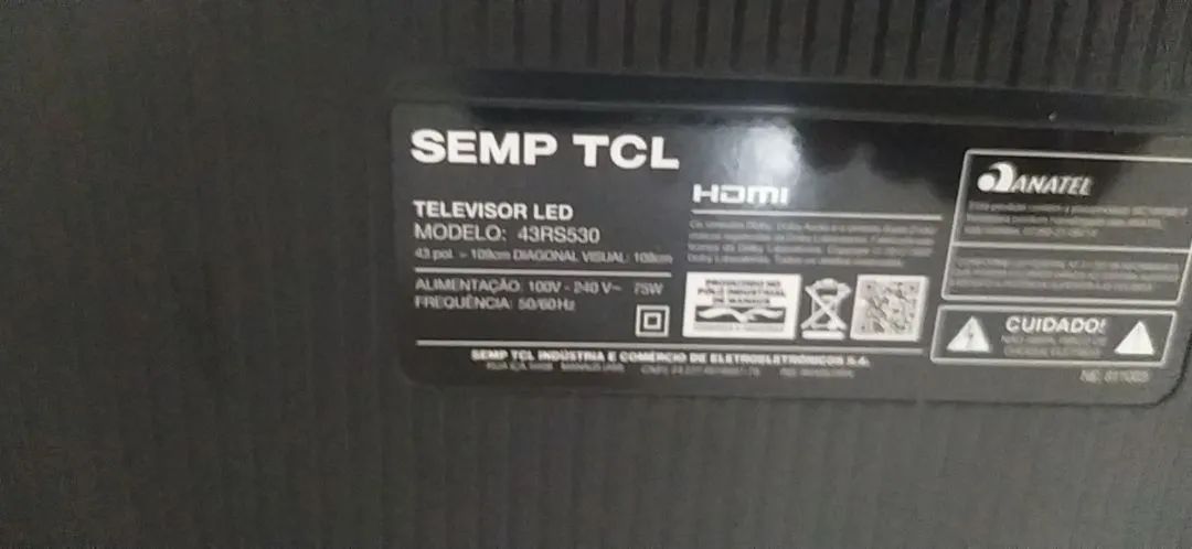 Tv TCL 43 pol com Android  - Foto 2
